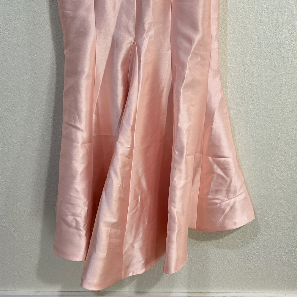 SHERRI HILLL WOMENS STRAPPED MIKANO MERMAID GOWN WITH SKIRT PINK Sz 6 - Picture 11 of 15